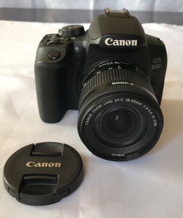 фотоаппарат canon цифровой: Canon 850d 18-55 mm lens - ideal vəziyyətdə. 5 ay işlənib. 24.1