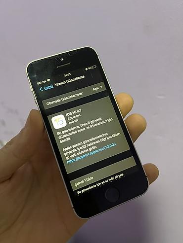 i̇phone se: IPhone SE, Gümüşü, Barmaq izi — 6