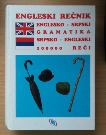 Knjige, časopisi, CD i DVD: Engleski rečnik, izdavač JRJ,u odličnom stanju! Preuzimanje lično ili