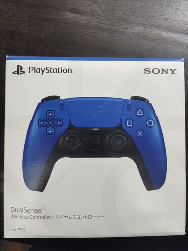 ps5 pult qiymeti: Playstation 5 üçün cobalt blue coystik ( dualsense ). Tam yeni, bağlı