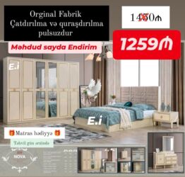 стол из массива дерева: İkinəfərlik çarpayı, Yeni