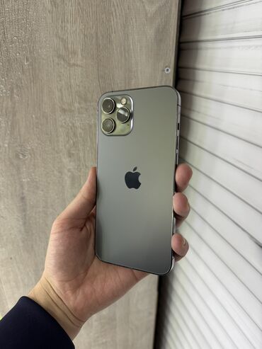 Apple iPhone: IPhone 12 Pro Max, Б/у, 128 ГБ, Черный, Защитное стекло, Чехол, 100 % — 1