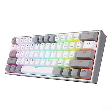 klavyatura komputer: Redragon K616RGB G/W Fizz Pro Red Switch simsiz mexaniki gaming — 3