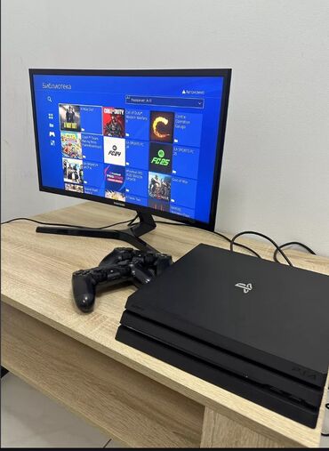 формалар: Игровая приставка Sony PlayStation 4 про, 1 тб, в черном цвете