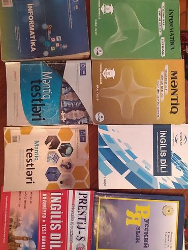 Digər kitablar və jurnallar: İkinci əl ingilis dili, məntiq, informatika, rus dili, hərəsi 2 azn — 1