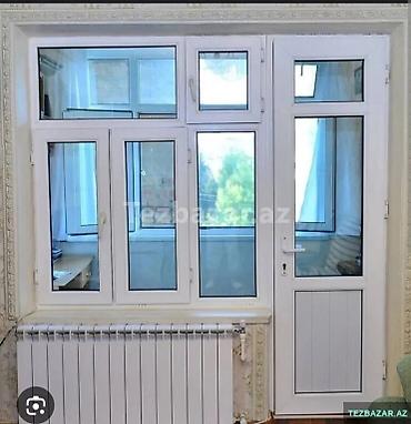 Plastik pəncərələr: Yeni İkiqat şüşə paketi Plastik pəncərə, Еni: 2 sm, Uzunluğu: 5 sm, Pulsuz quraşdırma — 19