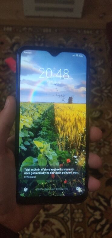 islenmis notebook satisi: Xiaomi Redmi Note 8, 32 ГБ, цвет - Синий, 
 Отпечаток пальца, Две SIM карты