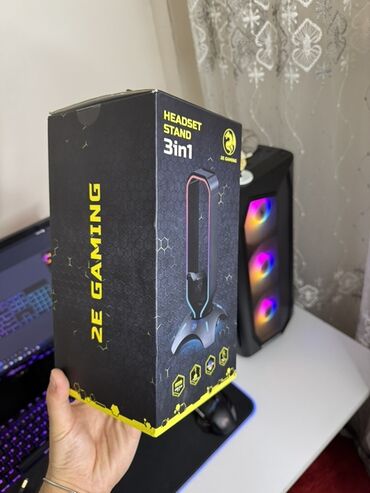 Digər kompüter aksesuarları: 2E Gaming Headset Stand 5 reng Sensorludur modları var istediyiniz — 7