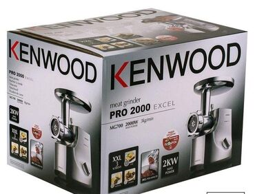 Qəhvəbişirənlər: Ət çəkən maşın Kenwood, 2000 Vt, Revers ilə, Yeni