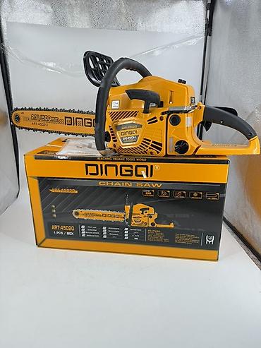 Бензопилы: Бензопила DINGQI ART-45020 Год гарантия доставка бесплатная 24/7 - — 9