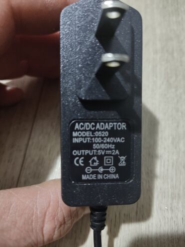 телефоны за 5000сом: Продаю Блок питания 5V 2A ( 5 вольт 2 ампера). Новый. Вилка