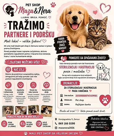asgard besplatno: PET SHOP Maza & Nera – Ljubav. Briga. Pomoć. Tražimo partnere i — 1