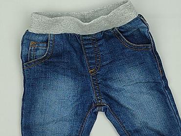 bluzki biale: Spodnie jeansowe, F&F, 1-3 m, stan - Idealny — 1