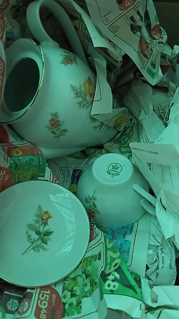 30 предметов Фарфоровый чайный набор «Карла» (Made in GDR) Состав: -