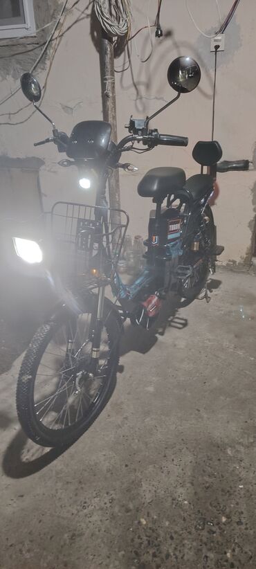 Elektrik velosipedlər: İşlənmiş Elektrik velosipedi Toba, 24", sürətlərin sayı: 1, 500-750 Vt, Ünvandan götürmə — 2