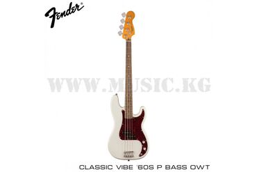 Наушники: Бас-гитара Squier Classic Vibe 60s P Bass LRL OWT FENDER SQUIER SQ CV