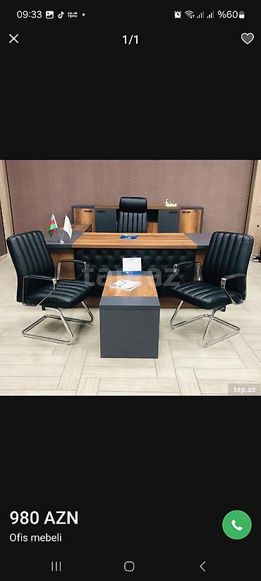 pitbull sekilleri: Ofis mebeli dəsti - Dəst tərkibi: geniş direktor/stolüstü masa — 1
