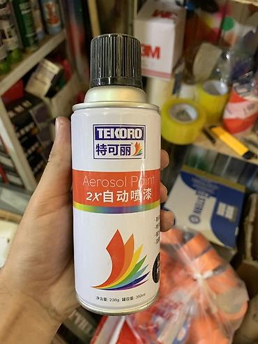 Аэрозольная краска TEKORO - Формат: баллончик-спрей - Объем: 350 мл -