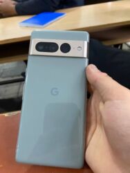 Google: Google Pixel 7 Pro, Б/у, 128 ГБ, цвет - Синий, 1 SIM, eSIM