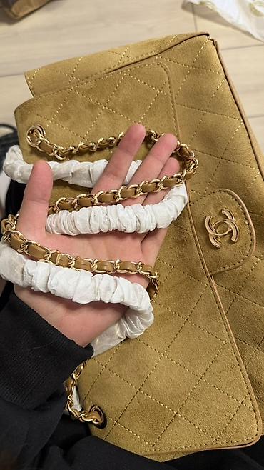 jordan 13: Классическая сумка, Chanel, Материал: Замша, Стеганая модель, Женские, Новый — 6