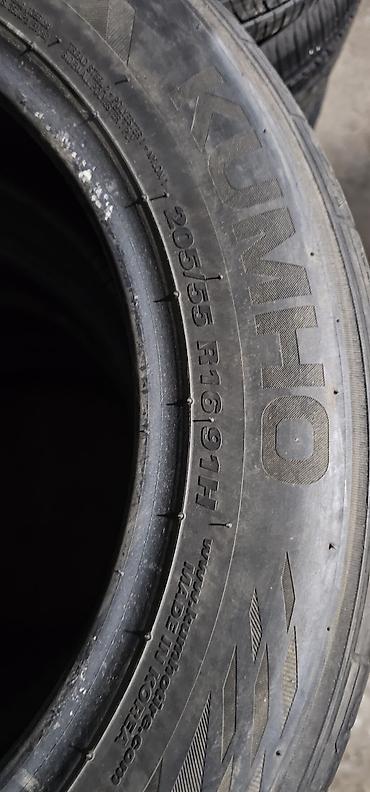 7500: Шины 205 / 55 / R 16, Лето, Б/у, Комплект, Легковые, Корея, Kumho — 5