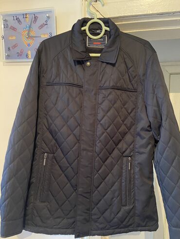 мужские кожаные куртки: Куртка цвет - Синий