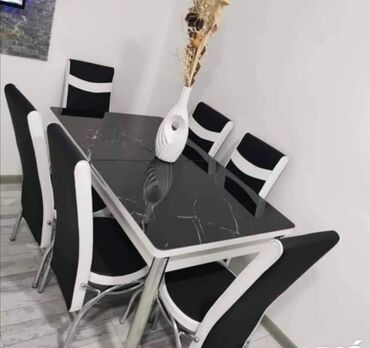 Setovi stolova i stolica: Komplet sto i 6 stolica po akcijskoj ceni. 🔹Stolovi su izradjeni od — 3