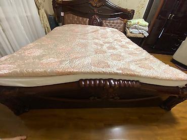 Спальные гарнитуры: Спальный гарнитур, Б/у, Двуспальная кровать, Шкаф, Комод, Другая страна производитель, Самовывоз — 9