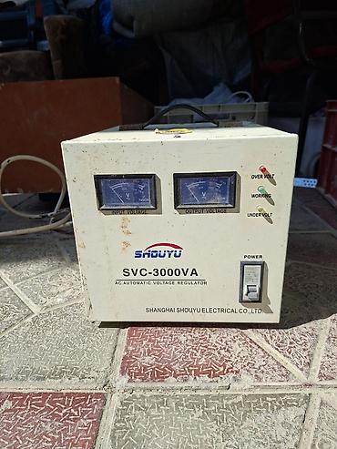 stabilzator: İşlənmiş, Ev üçün, 3 faza, Gərginliy stabilizatoru, 220/110 V, Kredit yoxdur — 2