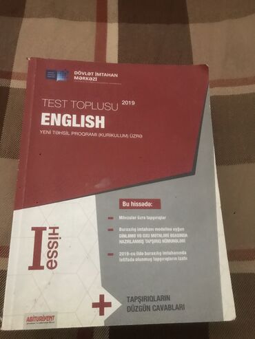 English test toplusu 2019 1 ci hisse