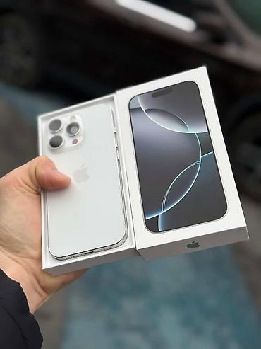 Apple iPhone: IPhone 16 Pro, Б/у, 256 ГБ, White Titanium, Кабель, Коробка, 96 % — 15
