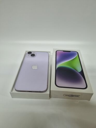 Apple iPhone: IPhone 14 Plus, Б/у, 128 ГБ, Deep Purple, Коробка, 85 %