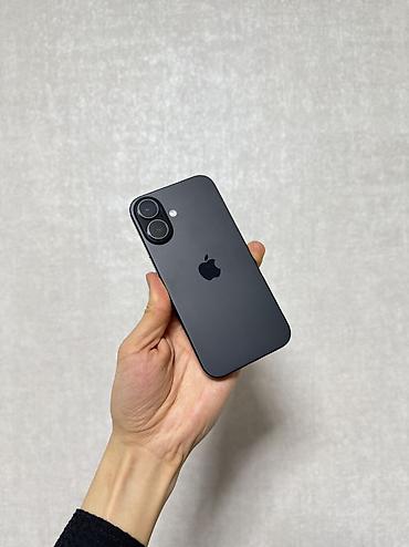 Apple iPhone: IPhone 16, Б/у, 128 ГБ, Jet Black, 99 % — 11