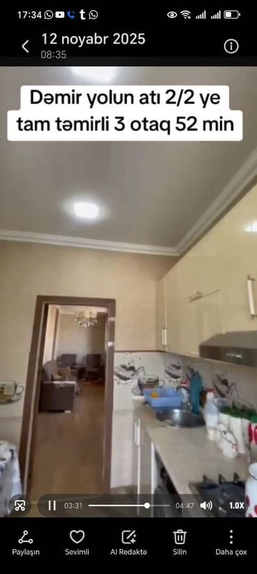 Köhnə tikili: Gəncə, 3 otaqlı, Köhnə tikili, 80 kv. m — 10