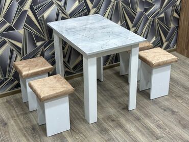 Masa və oturacaq dəstləri: Mətbəx üçün, Yeni, Açılmayan, Kvadrat masa, 4 stul -da lalafo.az — 1 Masa və oturacaq dəstləri: Mətbəx üçün, Yeni, Açılmayan, Kvadrat masa, 4 stul — 1