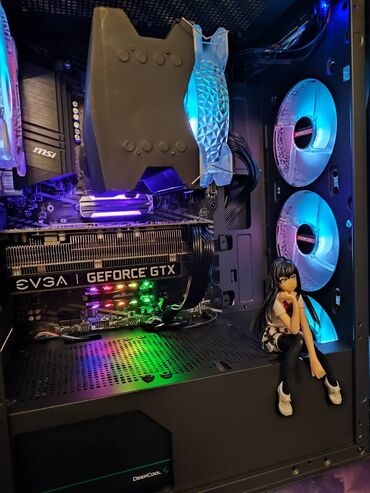 notbuk soyuducu: Komputer tam işləkdi Keys Proçessor ryzen 3800x ana plata msi b550 a