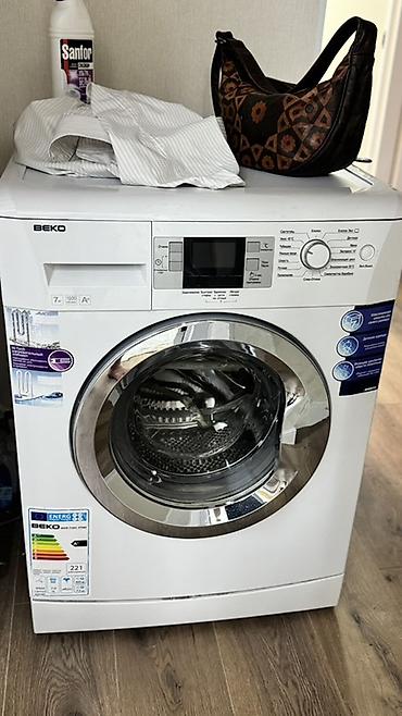 Стиральная машина Beko, фронтальная загрузка Адрес 5 мкр. 72 дом Цена at lalafo.kg Стиральная машина Beko, фронтальная загрузка Адрес 5 мкр. 72 дом Цена