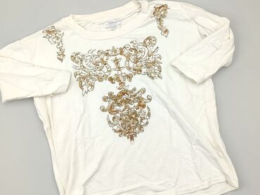 białe klasyczny t shirty: Blouse, Zara, M (EU 38), condition - Good