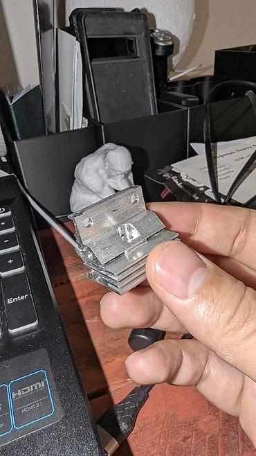 ender 3: Оригинальный радиатор Creality К1 для хотенда - Материал: алюминиевый — 1