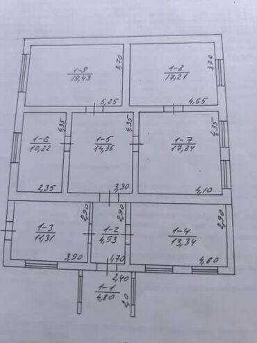 бишкек жер сатылат: Үй, 18 кв. м, 5 бөлмө, Менчик ээси, Эски ремонт
