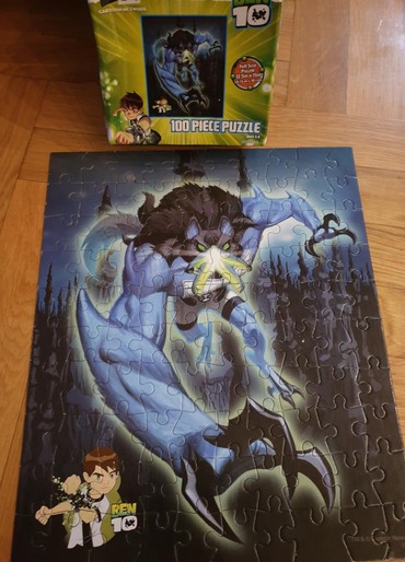 kamper za lutke: Ben 10 wolf - cartoon network. Original puzzle - puzle - pazl kako ko