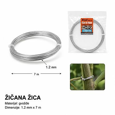 KMT Gvozdena žica 1.2 mm x 7 m (SKU: 9364494, EAN: ) - Materijal