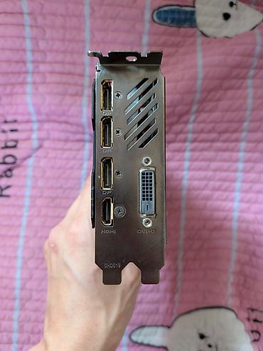 Комплектующие для ПК: Видеокарта для ПК, Б/у, Gigabyte, GeForce GTX, 8 ГБ — 2