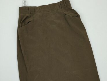 spódnice plisowane brązowa: Skirt, L (EU 40), condition - Good