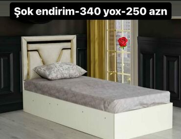 embawood tək çarpayı: Yeni, Təknəfərlik çarpayı, Matras ilə