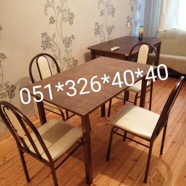 Masa və oturacaq dəstləri: Stol stul masa ve oturacaq destleri Tek-Tek ve Komplekt Wekilde — 14