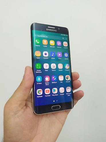 Mobil telefonlar: Samsung Galaxy S6 Edge Plus, 32 GB, rəng - Göy, Sensor — 8