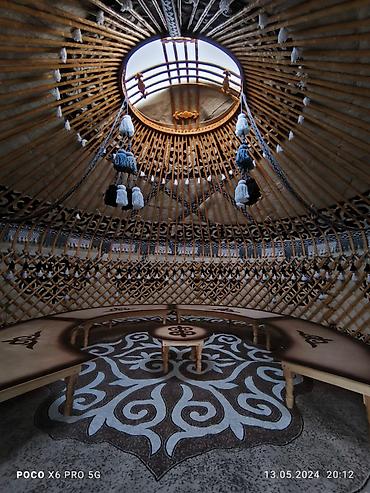 Продажа юрт: Продажа юрты, Каркас Деревянный, 85 баш, Диаметр: 6 метров — 10