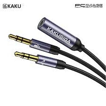 qulaqlig: Kateqoriya: AUX və kabellər Kaku KSC-569 FEITENG qulaqlıq splitter — 1