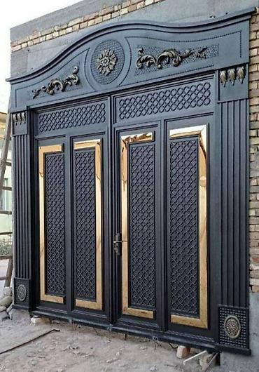 Распашные ворота: Кованые и стальные уличные ворота и калитки под заказ. - Широкий — 10